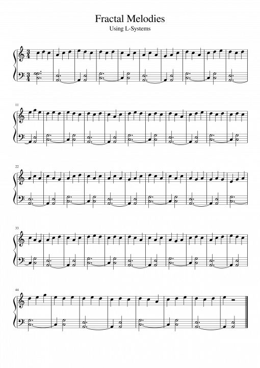 Fractal Score